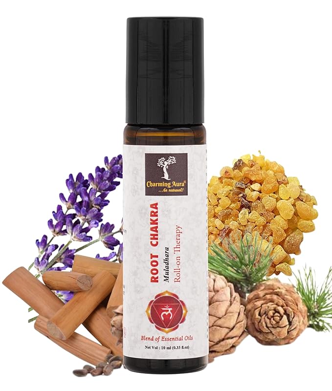 Combo Set of 7 Chakra Healing & Balancing Aromatherapy Roll-on- Blends of Pure & Natural Essential Oils - Gift Set for Chakra Healing, Meditation, Reiki, Yoga & Aromatherapy