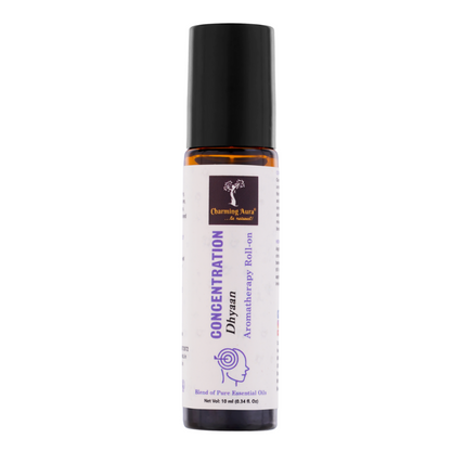 Concentration Essential Oils Blend | Activate your senses and helps to develop sound concentration | Blend of pure Essential Oils | Roll-on | 10ml