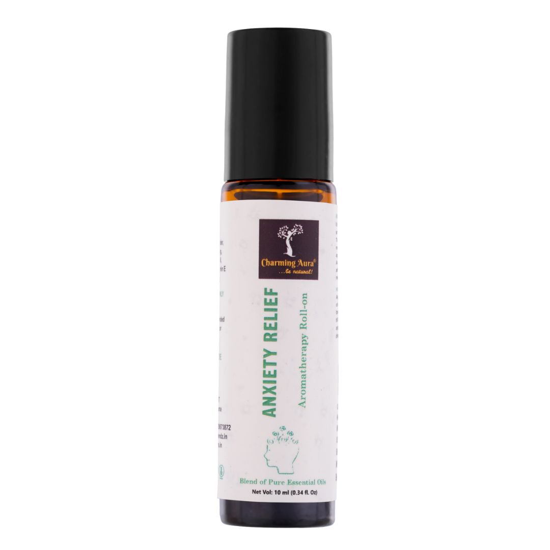 Anxiety Relief Essential Oils Blend | Roll-on | Relieving Anxiety and Promoting Relaxation | Sound Sleep | Crafted by Professional Aromatherapists