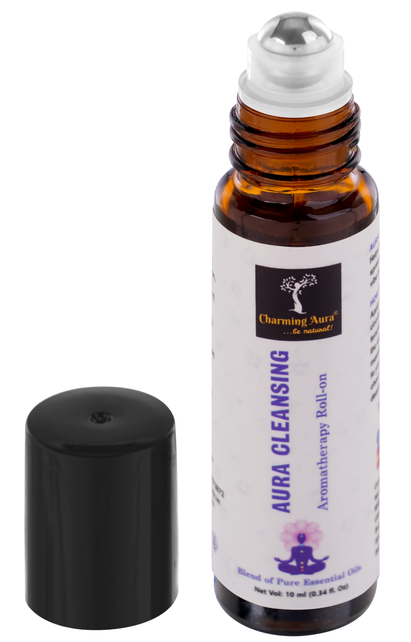 Aura Cleansing Roll-On | Helps to remove negativity & spread positive, energetic vibe to clean your Aura | Miraculous blend of Pure Essential Oils