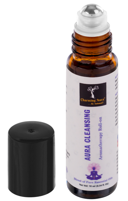 Aura Cleansing Roll-On | Helps to remove negativity & spread positive, energetic vibe to clean your Aura | Miraculous blend of Pure Essential Oils