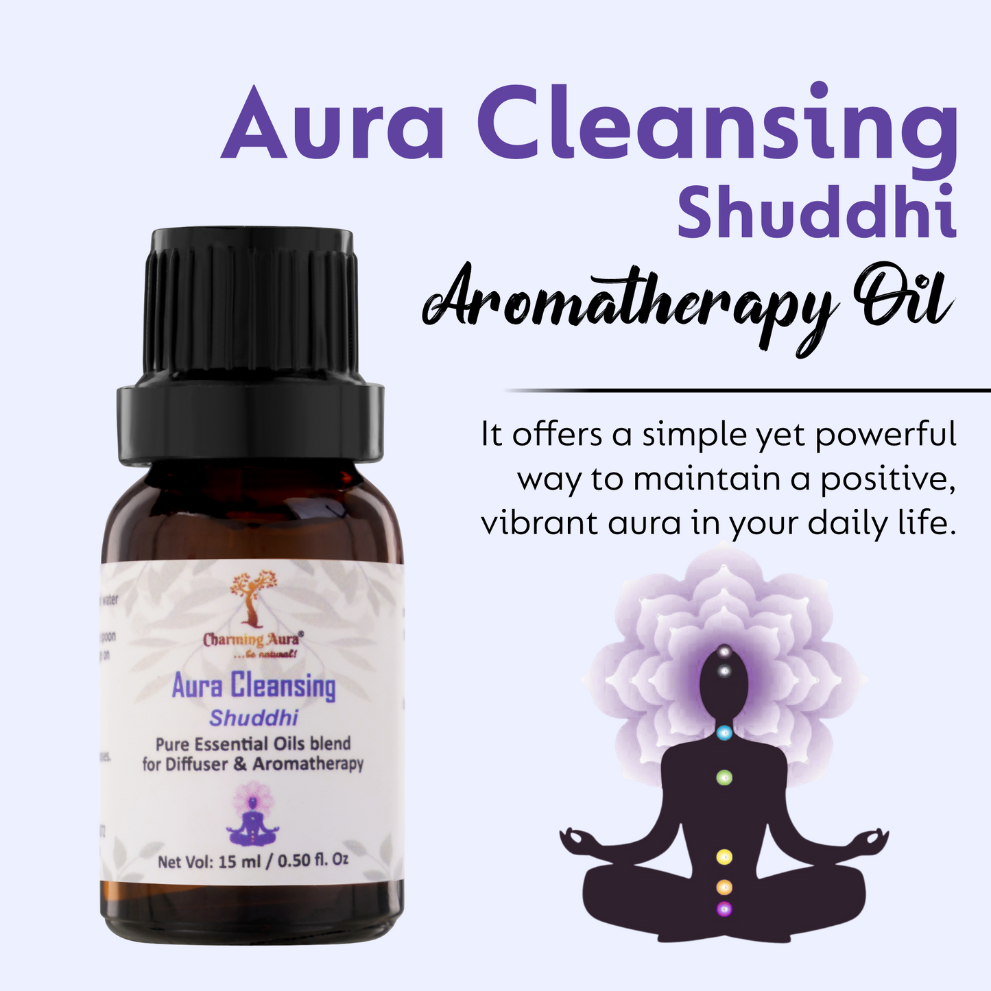 Aura Cleansing Essential Oils Blend - 15ml