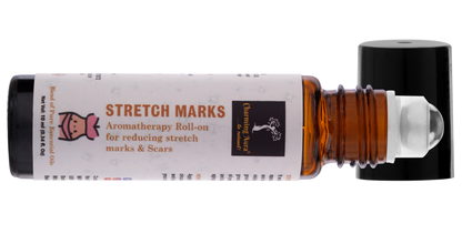 Stretch Marks Oil | Roll-on | Blend of pure essential oils, helps to reduce appearance of stretch Marks due to pregnancy, sports, weight fluctuation, Wrinkles |