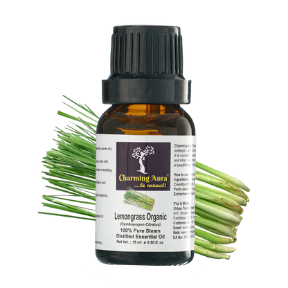 Lemongrass Organic Essential Oil