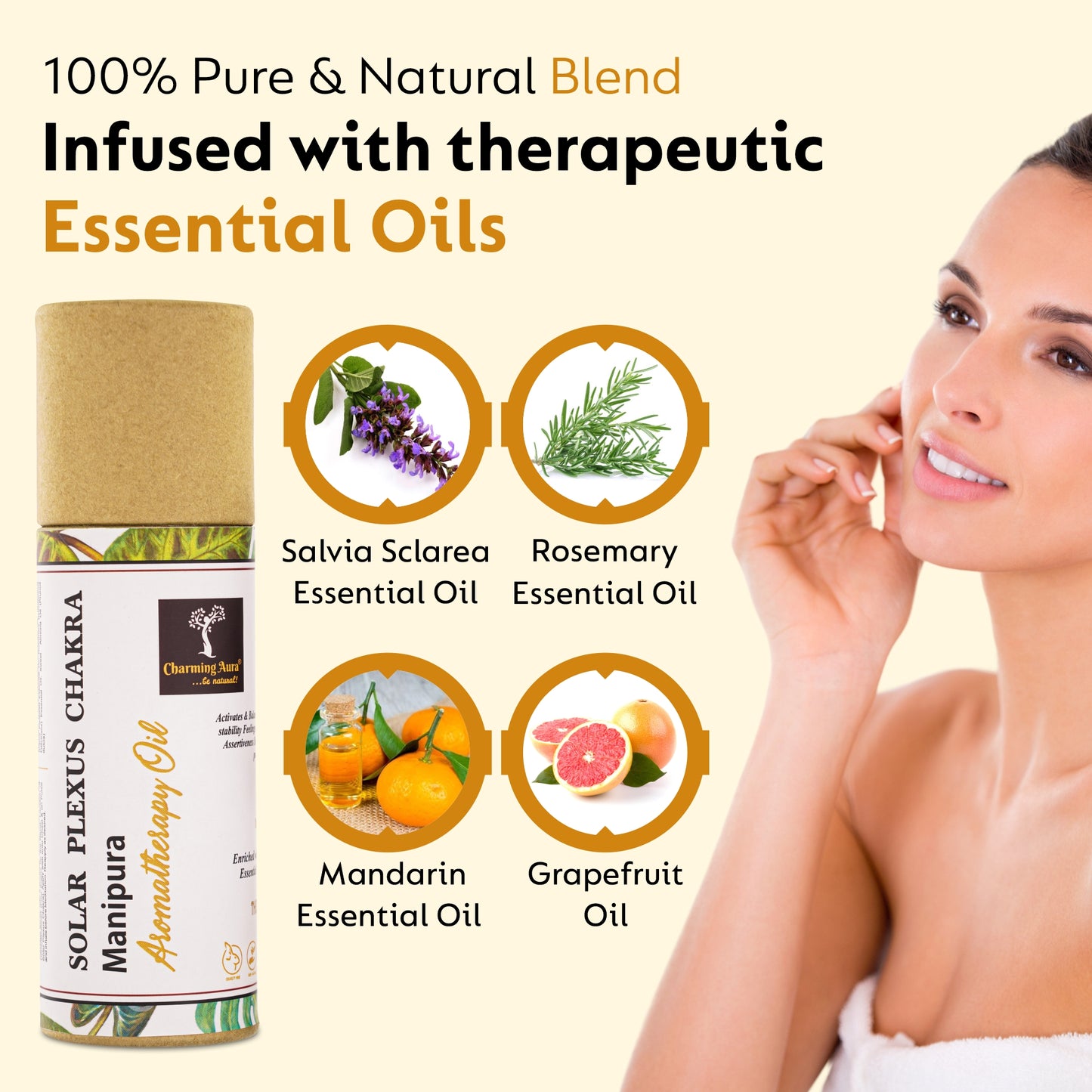 Solar Plexus Chakra Balancing Aromatherapy Oil