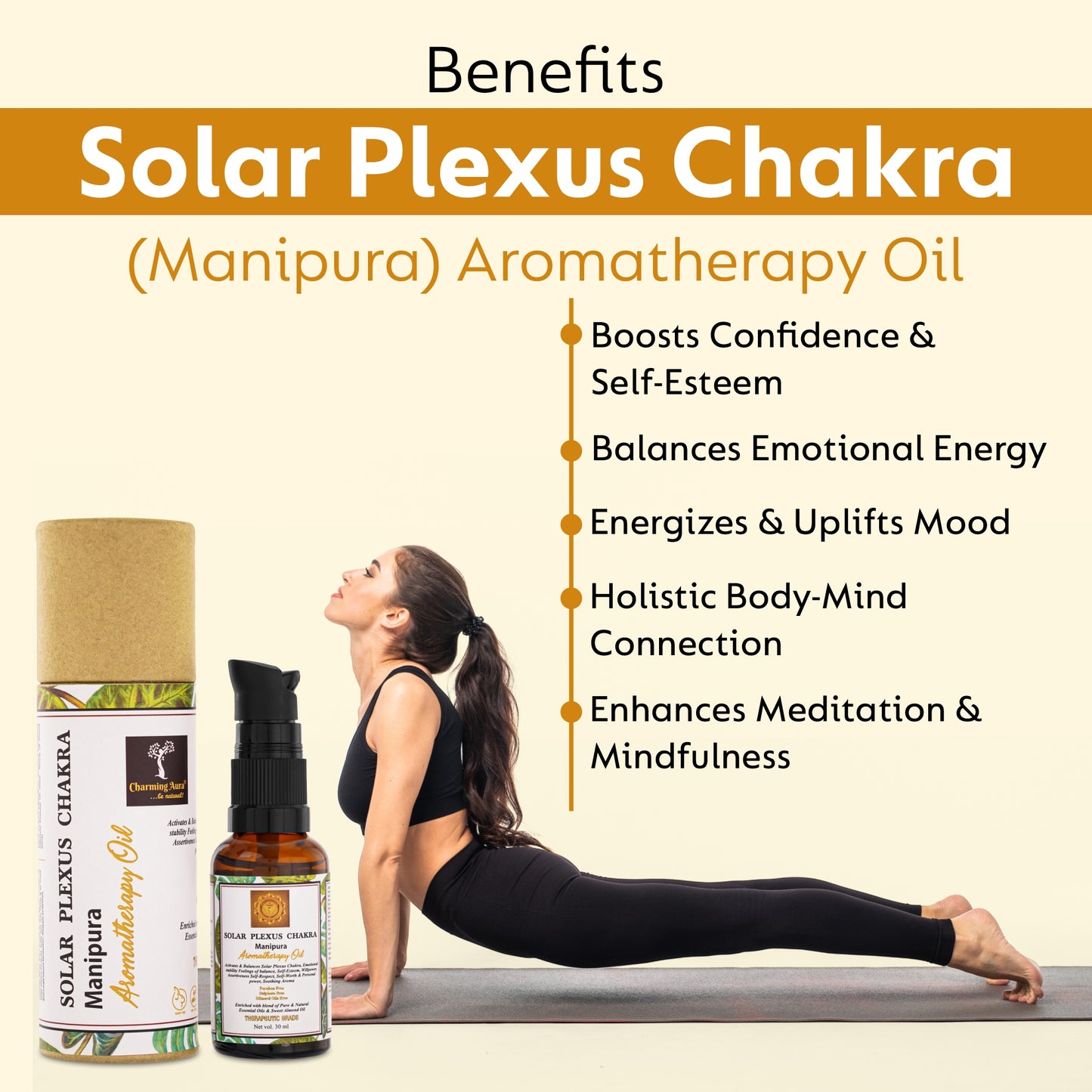 Solar Plexus Chakra Balancing Aromatherapy Oil