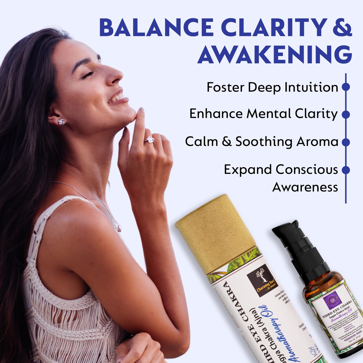 Third Eye Chakra Balancing Aromatherapy Oil