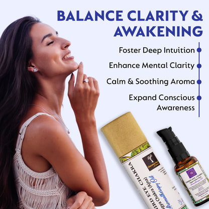 Third Eye Chakra Balancing Aromatherapy Oil