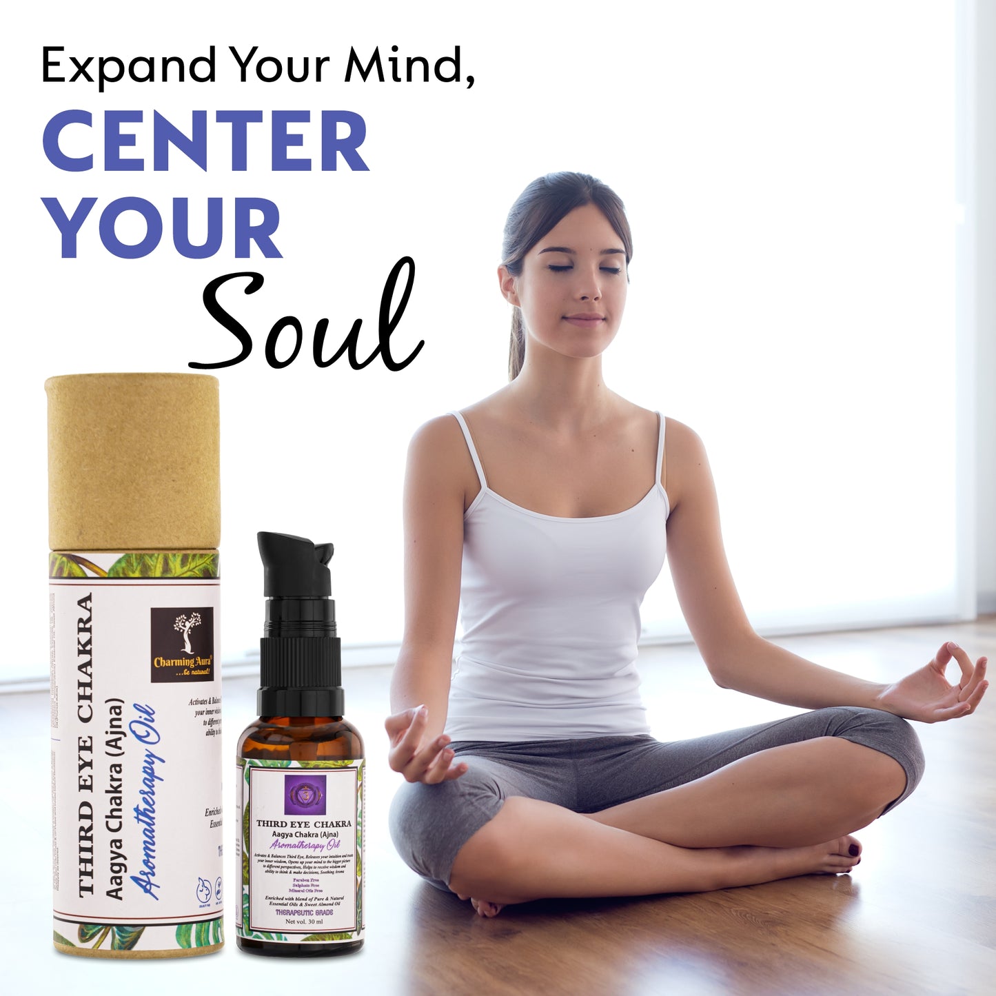 Third Eye Chakra Balancing Aromatherapy Oil