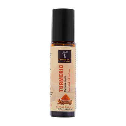 Turmeric Essential Oil | Roll-On | Prediluted ready to use | for Pain relief & Skin Care | Pure & Natural Therapeutic Grade | 10ml |