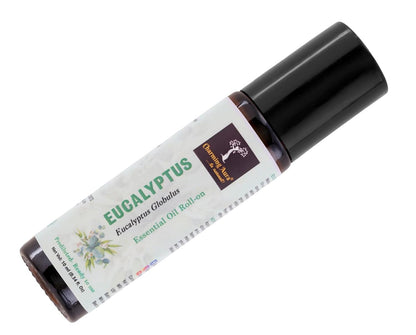 Eucalyptus Essential Oil | Roll-On | Prediluted ready to use | Pure & Natural Therapeutic Grade | Pain Relief | Relieves from Cold & Flu | 10ml |