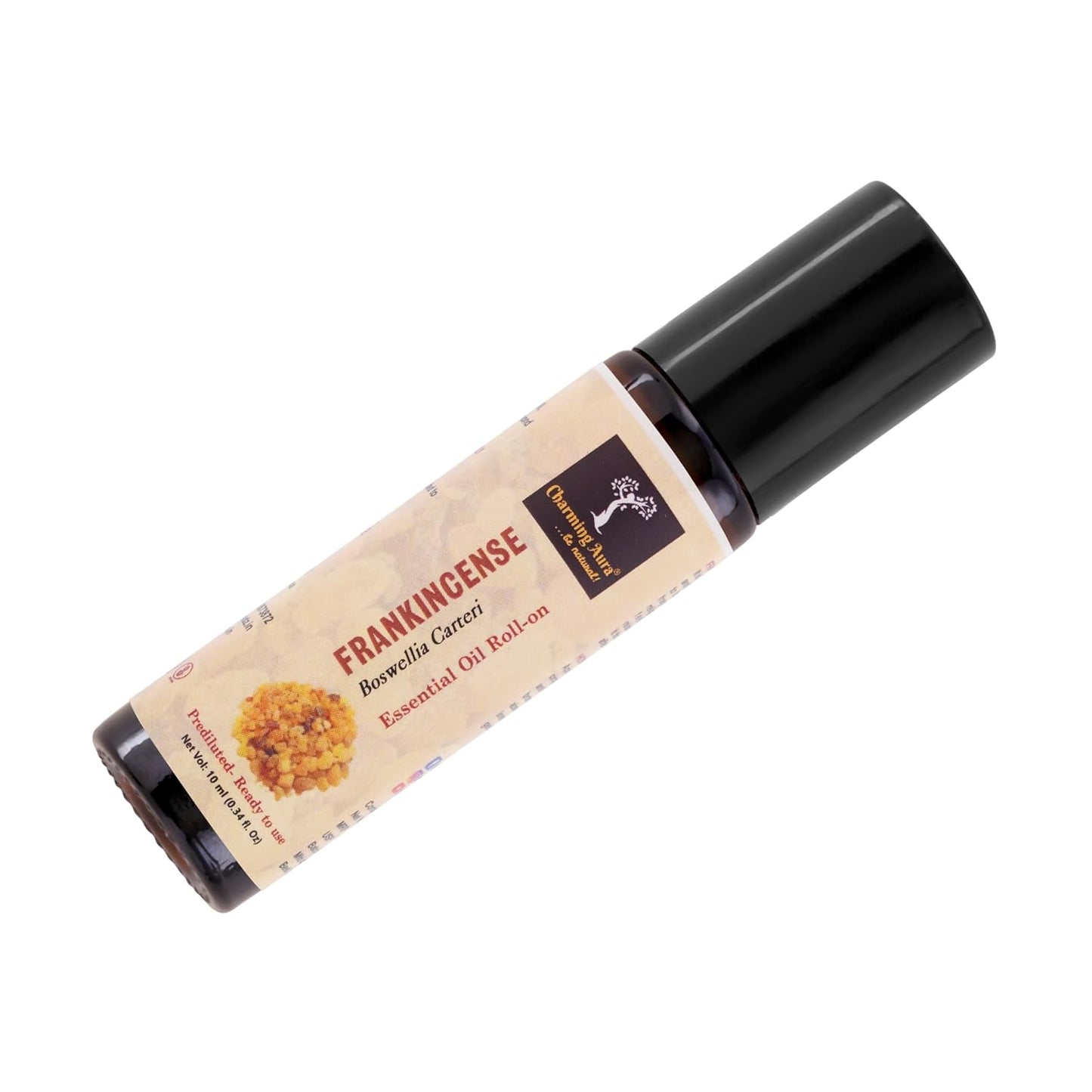 Frankincense Essential Oil | Roll-On | Prediluted ready to use | for stress relief, Skin Care, Meditation, Yoga, Reiki healing, Chakra Balancing | 10ml |