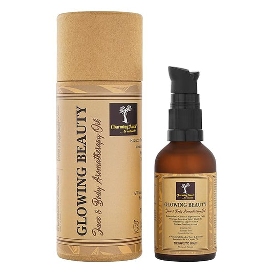 Glowing Beauty Body & Face Massage Oil- Smooth & Clearer Skin, Reduces Dark Circles & Pigmentation, Provides Hydration - 50ml