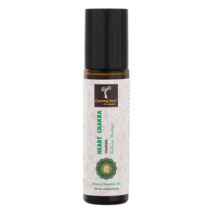 Heart Chakra (Anahata) Roll-on Therapy Oil (10ml) - Blend of pure & natural essential oils - Open up to Love and Compassion