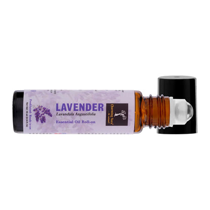 Lavender Essential Oil | Roll-On | Prediluted ready to use | Skin Care | Combats Negative Emotions | Stress Relief | Sound Sleep | 10ml |