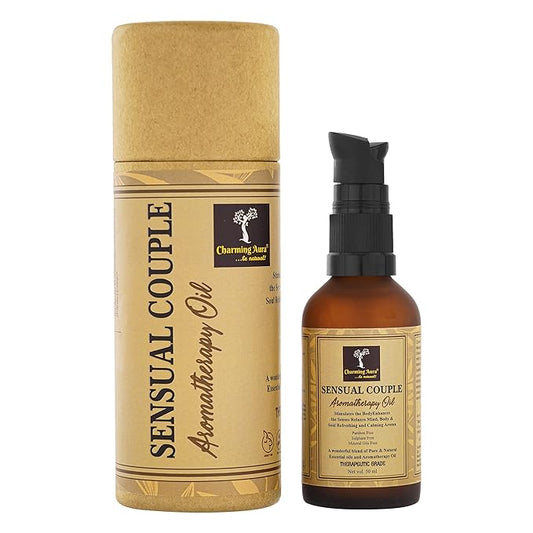 Sensual Couple Body Massage Oil | Enhances Mood | Relax Muscles | Nourish Skin | Formulated with blend of pure Essential Oils - 50ml